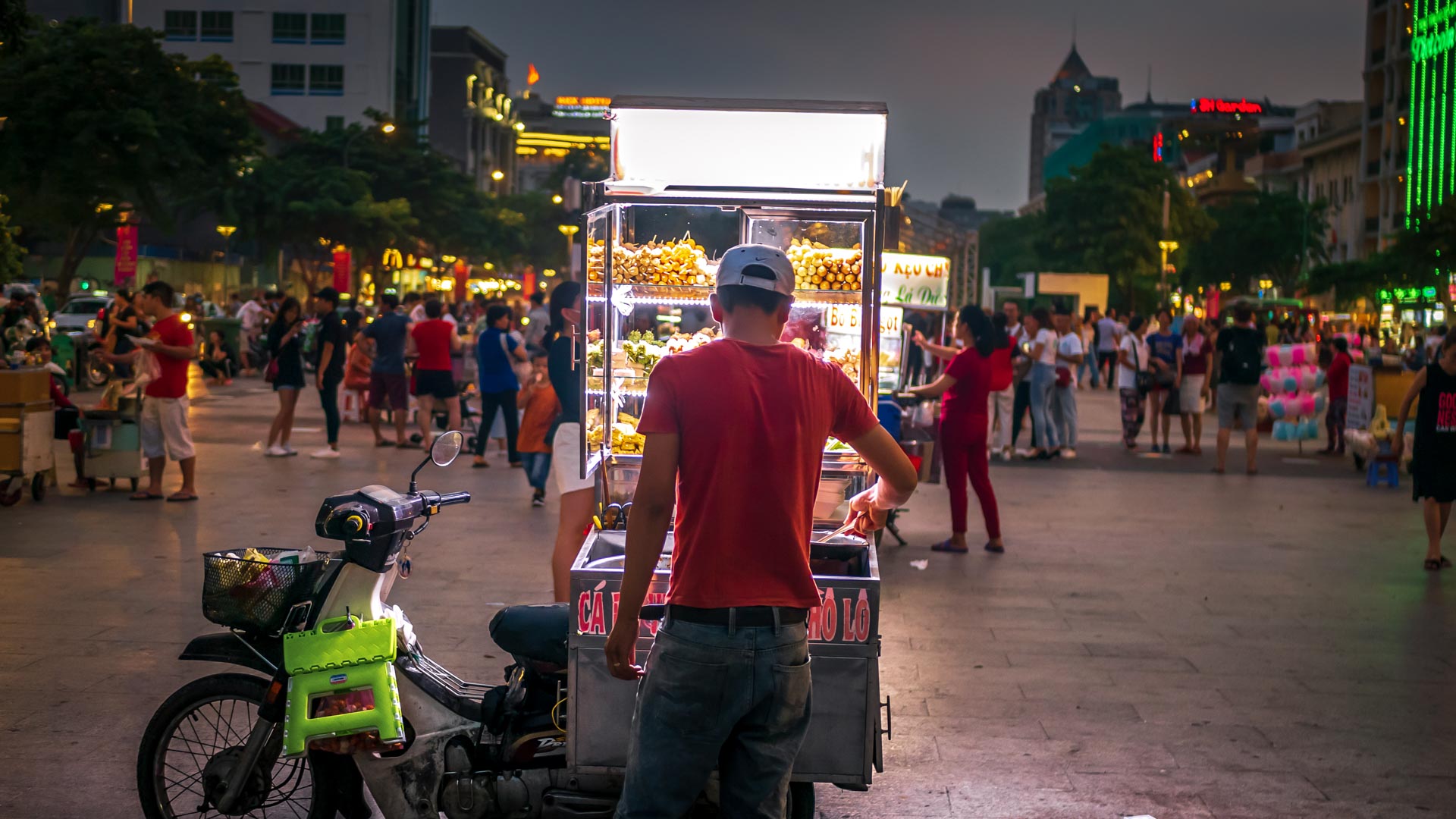 HCMC - Street Food Stall Motorbike - fareast247